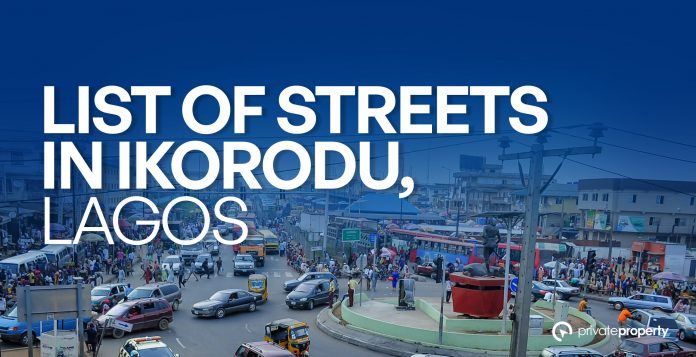 List of Streets in Ikorodu, Lagos